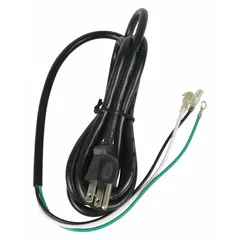 Replacement power cord with integrated strain relief for Westward brand power tools. The strain relief reinforces the cord entry point to reduce wear and prevent pull-out during use. Fits model 1JYU2.