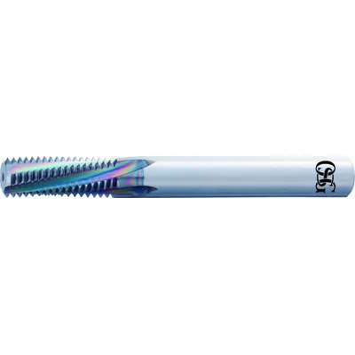 OSG Helical-Flute Thread Mill, 5/16-24 UNF, 4 Flute, EgiAs Coated Carbide - Helical-Flute Thread Mills for Steel, Cast Iron & Hardened Steel