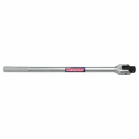 WESTWARD Breaker Bar: 1 in Drive, 26 in Lg, Knurled Grip, Alloy Steel, Chrome