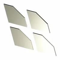MIRREDGE Corner Plates: 4 in Overall Ht, 4 in Overall Wd, 1/8 in Overall Dp, 4 PK (MPN 32204)