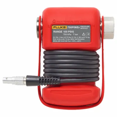 FLUKE Pressure Module: Gauge, Gauge, 0 psi Pressure Measurement - Min. - Intrinsically Safe Pressure Modules