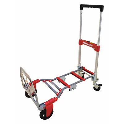 MILWAUKEE HAND TRUCKS Convertible Hand Truck: 150 lb as Hand Truck, Single-Loop - General Purpose Delivery Folding Hand Trucks