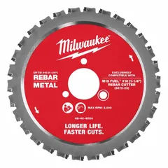 Carbide-tipped circular saw blade designed for cutting rebar in construction and demolition applications. Features 30 teeth, a cutting width of 0.065 inches, and a 1 3/32 inch arbor size.