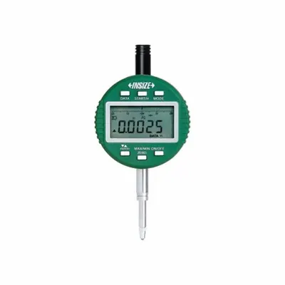 INSIZE Back-Plunger Digital Indicator with Flat Back - Back-Plunger Digital Indicators with Flat Back