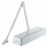 This LCN 4040XP series door closer is a Grade 1 heavy-duty unit constructed of aluminum with a regular arm and non-hold open function. It features an adjustable spring size 6 and is suitable for interior or exterior use on commercial doors requiring controlled automatic closing. The closer is ADA compliant and measures 12 1/4 inches in length
