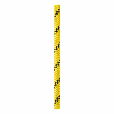 PETZL Shock-Absorbing Rope, 7/16 in Dia, 675 lb WLL, Nylon, Yellow