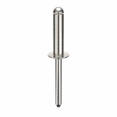 POP AVDEL Domed-Head Blind Rivet, 0.249" dia, 2 5/17" L, 100 PK - Domed-Head Blind Rivets