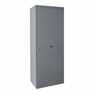 HALLOWELL HUE214-2HG Louvered Metal Wardrobe Locker - Louvered Metal Wardrobe Lockers
