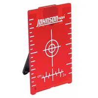 JOHNSON LEVEL Magnetic Floor Target, Red: Red, Magnetic Floor Target, 4 5/16 in Overall Ht, Red (MPN 40-6370)