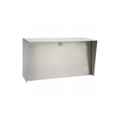 PEDESTAL PRO Lando-SS-14x8-E Outdoor Housing, 8 in H, Silver, Stainless Steel - Covers for Gate Operator Access Control Devices