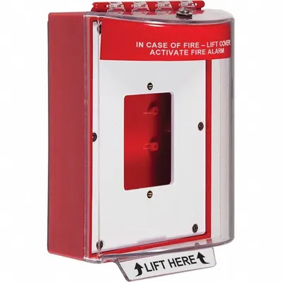 SAFETY TECHNOLOGY INTERNATIONAL STI-13510FR Pull Station Guard - Covers for Fire Alarm Pull Stations