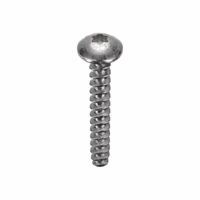TAMPER-PRUF SCREW Thread Forming Screw: #4 Size, 3/4 in Lg, Stainless Steel, Plain, Torx Plus - Pan Head Sheet Metal Screws