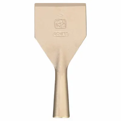 AMPCO Scraper: Bld. Mat. Nickel Aluminum Bronze, Stiff, Straight Bld. Shape - Long-Reach Scrapers