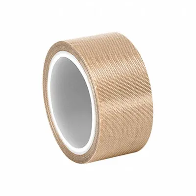 ST GOBAIN Cloth Tape: 3 in Wd, 5 yd Lg, 5.3 mil Thick, Silicone, Brown - PTFE Slick Surface Tape