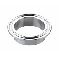 Sanitary Fitting Ferrule: Clamp Ferrule Short, 1 1/2 in OD Size, Polished AL-6XN Stainless Steel (MPN TEG2CS6MO1.5-PO)