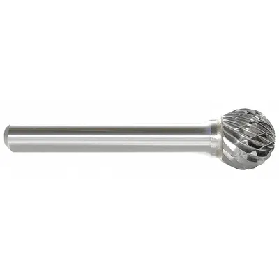 OEM Double-Cut Ball Bur, SD-4, 7/16" Head, 1/4" Shank - Double-Cut Ball Burs