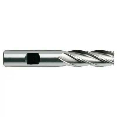 YG-1 Square End Mill: High Speed Steel, TiCN Coated, 4 Flute, 9/32" Mill Dia - General Purpose High-Speed Steel Square End Mills