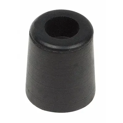 OEM APPROVED VENDOR Bumper Door Stop, Black, 5/8 in Wd, 3/4 in Ht - Standard Door Stops