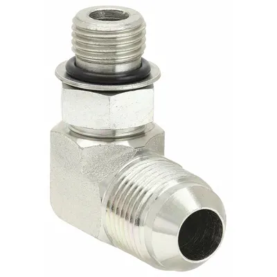 AEROQUIP 2062-6-8S ORB-to-JIC Steel Hydraulic Hose Adapter - ORB-to-JIC Steel Hydraulic Hose Adapters