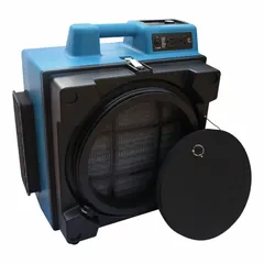 The XPOWER X-3400A is a lightweight aluminum negative air machine for particulate filtration and dust control. It delivers 600 cfm maximum airflow and includes an air filter. Suitable for construction sites, renovation projects, and manufacturing facilities where air quality management is required.