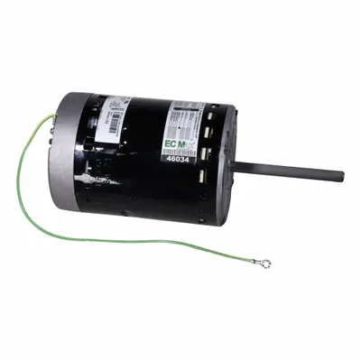PACKARD Evaporative Cooler Motor: 48 Frame Size, Belly Band, ECM, Open, 3/4 hp - EC Max Series EC Motors