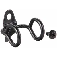 APPROVED VENDOR Double Ring Tool Holder: 1/4 in Peg Hole, For 1 in Pegboard Hole Spacing, 10 PK