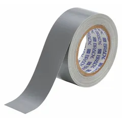 Gray, non-reflective vinyl banding tape for pipe marking. Measures 2 inches wide by 90 feet long (1,080 inches). Used to wrap around pipes for color-coding and identification of contents in industrial facilities.