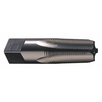 CLE-LINE Pipe and Conduit Thread Tap: 2"-11.5 NPT, 7 Flute, Semi-Bottoming Chamfer - General Purpose Pipe Taps
