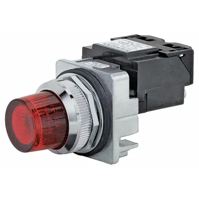 Siemens Pilot Light: 30 mm Panel Mounting Size, Red, LED - LED Pilot-Lights
