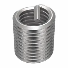 Free-running tanged helical insert for M20-2.50 metric coarse threads. Supplied in a 4-pack with plain finish. Used to repair or reinforce tapped threads in metal components.