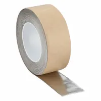 3M Foil Tape: 1 in Wd, 5 yd Lg, 15 mil Thick, Acrylic, Indoor/Outdoor, -25°F Min Temp, Silver, 2552