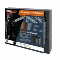 HOLEMAKER TECHNOLOGY Hole Cutter Set: 4 Pieces, 2 1/4 in Max. Cutting Dp, Carbide Tipped (MPN 101035-SET2)