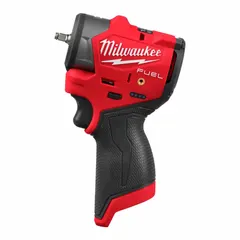 This cordless impact wrench features a 1/4 in drive size, delivering 70 ft-lb of fastening torque and 100 ft-lb of breakaway torque. Equipped with a brushless motor, it is suited for light-duty fastening and loosening of nuts, bolts, and screws in automotive, construction, and maintenance tasks where portability is required.
