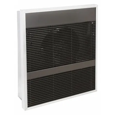 Dayton Recessed Electric Wall-Mount Heater: 2000 W/4000 W, 208V AC, Single Phase - Large Recessed Electric Wall Heaters