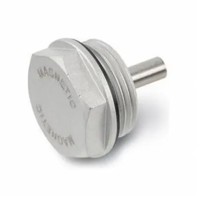 JW WINCO GN738.1-26-M20X1.5 Aluminum Threaded Plug with Magnet - Aluminum Threaded Plugs with Magnet