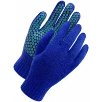 BDG Knit Gloves: L, Wool, Blue, 1 PR (MPN 80-9-2010-L)