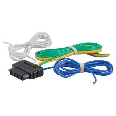 CURT 5-Way Rubber Electrical Plug - Fleet and Vehicle Maintenance