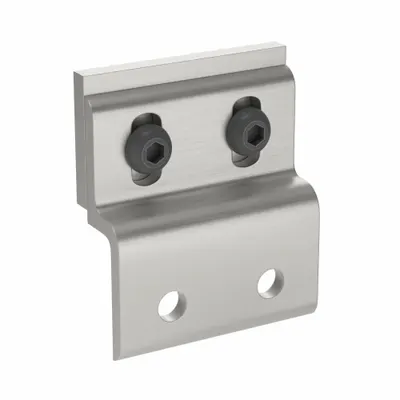 FAZTEK Mesh Panel Retainer for 10 Series, Anodized Aluminum, Silver, Inch - Panel Retainers