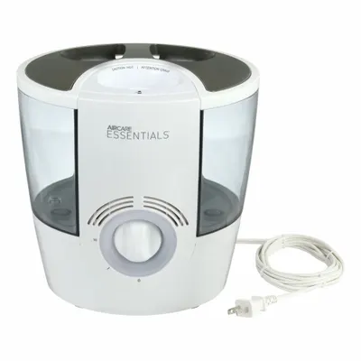 AIRCARE ESSENTIALS Portable Humidifier: Steam, 2.1 gal Daily Humidification Output, Warm, Tabletop Housing - Warm Mist Steam Portable Humidifiers