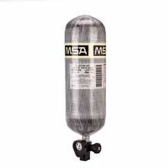Self-contained breathing apparatus from the AirHawk series, featuring a carbon fiber cylinder rated at 3,000 psi for 30 minutes of breathing air. Suitable for industrial environments requiring respiratory protection, such as chemical processing, refineries, and confined-space operations.