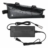 Rechargeable 48V battery pack designed as a power source for the VOLTERREX VT-100W-G1 360-degree jobsite light. Enables cordless operation in areas without mains power, such as construction sites, maintenance jobs, and outdoor work areas
