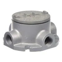 Conduit Outlet Body: Aluminum, GRF, 3/4 in Trade Size, X Body, 18 cu in Body Capacity (MPN GRFX75-A)