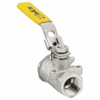 APOLLO Manual Two-Way Ball Valve: 1/2 in Nominal Valve Size, Stainless Steel, Straight Valve Body (MPN 7610327A)