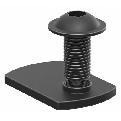 80/20 Bolt Assembly: 5/16" -18 Size, 1/2 in Thread Lg, Flanged Button Head Socket Cap - Slide-In T-Nuts