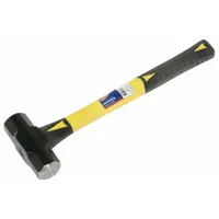 Steel Engineering Hammer: Fiberglass Handle, 3 lb Head Wt, 1 5/8 in Dia, 16 in Overall Lg (MPN 5120-01-598-5649)