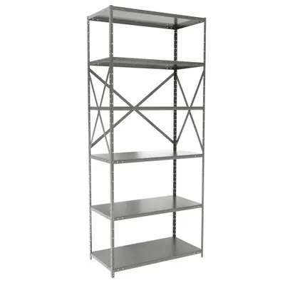 HALLOWELL Medium-Duty Standalone Open Metal Shelving