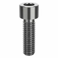 Socket Head Cap Screw: 5/16"-18 Thread Size, 1 in Lg, Std, Plain, Stainless Steel, 316 H5 (MPN ZSS61651C16)
