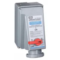 HUBBELL Mechanical Interlock: 240V AC, Three Phase, 100 A, 3 Pole, 4 Wire (MPN HBL4100MI9W)