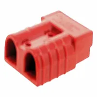 Multipole SB connector housing in red stainless steel, compatible with SB 50 connectors. Overall height 15.9 mm. Used in industrial power distribution and battery connection applications