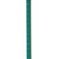This steel split-sleeve post is designed for constructing wire shelving units in dry environments. The green epoxy coating provides corrosion resistance, and the antimicrobial properties help inhibit microbial growth. Suitable for storage applications where hygiene is a concern